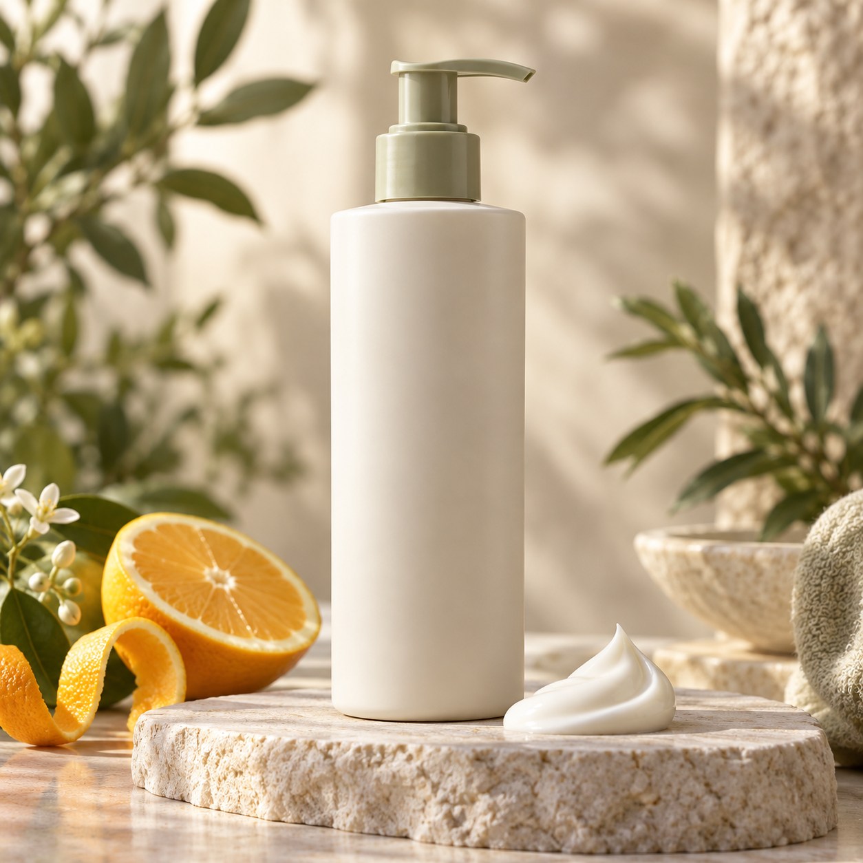 Illustrative skincare private-label product concept