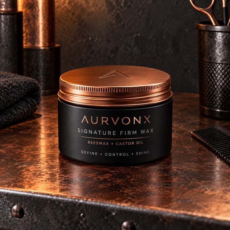 Hair Wax Stick for Flyaways: Application, Transfer and Packaging editorial product photograph