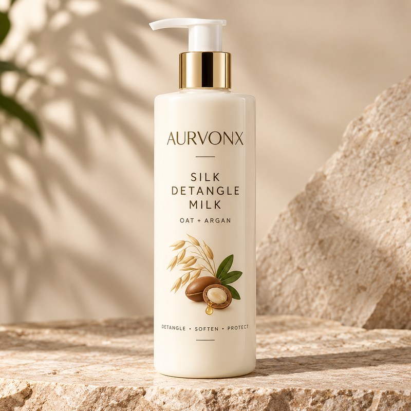 Leave-In Conditioner vs Hair Milk: Format and Packaging Guide editorial product photograph